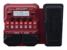 Zoom B1X FOUR басовый процессор мультиэффектов с педалью экспрессии