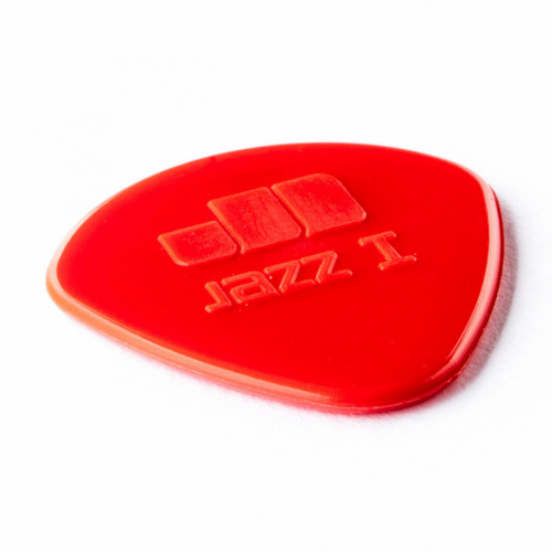 Dunlop Nylon Jazz I 47P1N 6Pack медиаторы, круглый кончик, толщина 1.1 мм, красные, 6 шт. фото 2