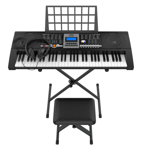 YARGO KEY 300 PACK, cинтезатор c комплектом аксессуаров: наушники, банкетка и стойка для клавишных инструментов.