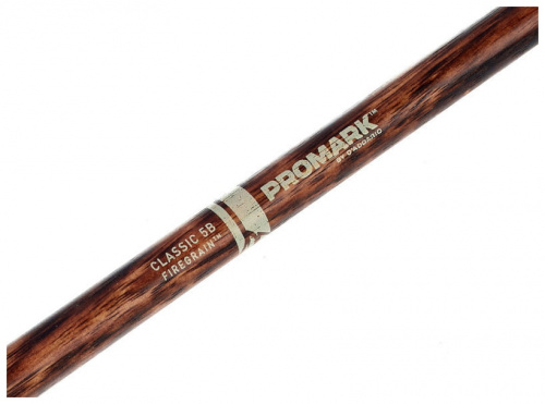 PROMARK TX5BW-FG Classic 5B FireGrain барабанные палочки, орех, закалённые огнем, деревянный наконечник фото 4