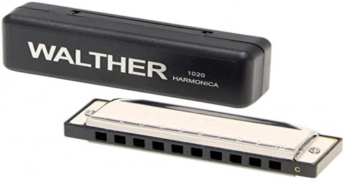 WALTHER Harmonica Richter Model C губная гармошка, 10 отверстий, До (798505)