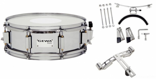GEWA Steel Chrome HW SH 14x5,5" Маршевый малый барабан (890014)