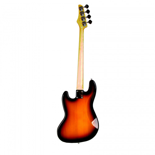 REDHILL JB200/VS бас-гитара 4-стр., J+J, 864 мм, цвет санберст фото 5