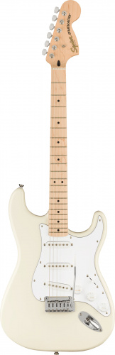 FENDER SQUIER Affinity Stratocaster MN OLW электрогитара, цвет белый