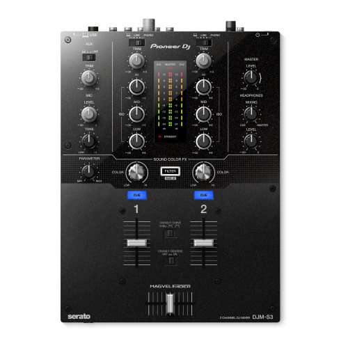 Pioneer DJM-S3 2-канальный микшер для Serato DJ. Magvel Pro fader фото 2