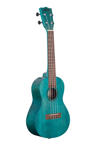 KALA KA-MRT-BLU-C укулеле концерт, корпус - меранти, цвет - голубой фото 4