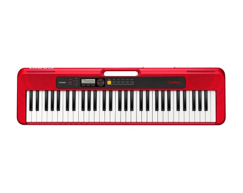 Casio CT-S200 Red синтезатор с автоаккомпанементом, 61 клавиш, 48 полифония, 400 тембров, 77 стил