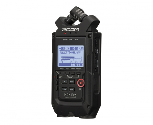 Zoom H4nPro/BLK ручной рекордер-портастудия со стерео микрофоном, чёрный цвет фото 5