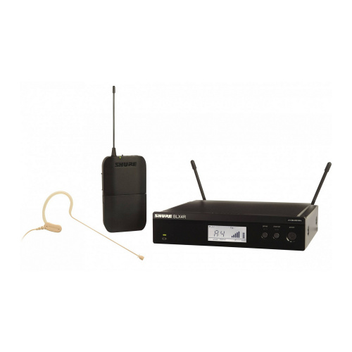 SHURE BLX14E/MX53 M17 662-686 MHz радиосистема головная с микрофоном MX153, цвет телесный