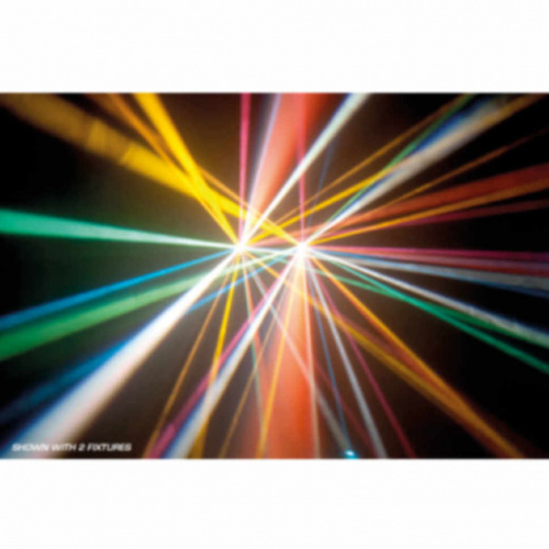 American DJ Micro Moon ON-THE-GO светодиодный прибо с эффектом трилистника, 28 многоцветных дихроичн фото 4