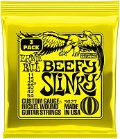 ERNIE BALL 3627 набор из 3х комплектов для эл. гитары Nickel Wound Beefy Slinky (11-54)