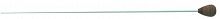 GEWA BATON дирижерская палочка 45 см, белый фиберглас, пробковая ручка (912510)