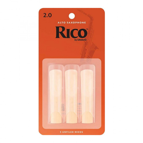 RICO Alto Sax 2,0x3 (RJA0320) Трости для альт-саксофона (3шт)