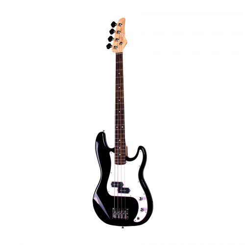 REDHILL PB200/BK бас-гитара 4-стр, P+P, 864 мм, корпус тополь, гриф клен, цвет черный фото 2