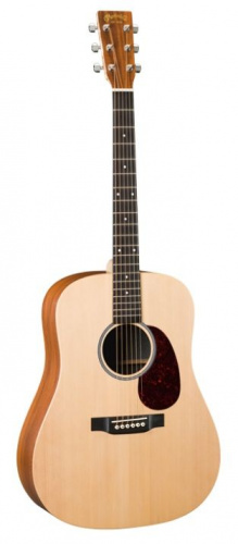 Martin D-X1E-04 KAE элекроакустическая гитара, дредноут, HPL, Fishman MX, цвет натуральный, чехол