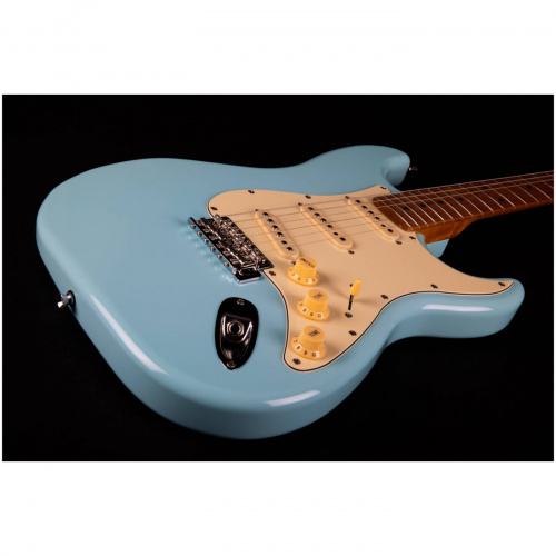 JET JS-300 BL электрогитара, Stratocaster, корпус липа, 22 лада,SSS, tremolo, цвет Sonic blue фото 2