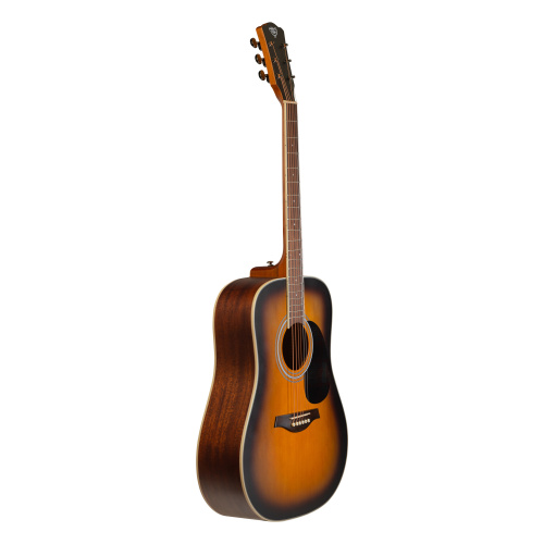 ROCKDALE Aurora D6 SB Satin акустическая гитара, дредноут, цвет санберст, сатиновое покрытие фото 2