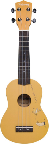 VESTON KUS 25 BANANA укулеле сопрано, желтая