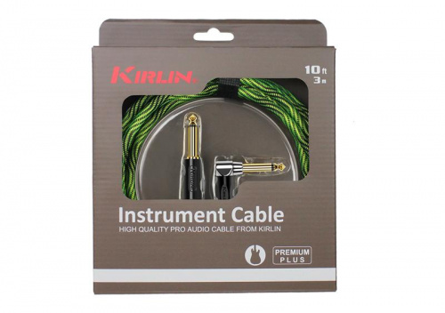 Kirlin IWB-202BFGL 3M WBG кабель инструментальный Разъемы: 1/4" прямой моноджек 1/4" угловой мо фото 2