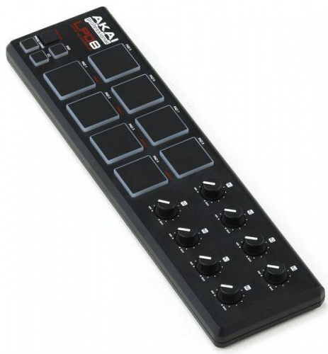 AKAI PRO LPD8 портативный USB/MIDI-контроллер, 8 чувствительных пэдов, 8 регуляторов Q-Link, питание по USB фото 3
