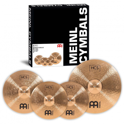 Meinl HCS Bronze Complete Cymbal Set комплект тарелок (14" Hi-Hat, 16" Crash, 20" Ride)