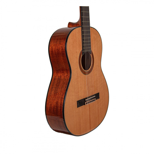 Omni CG-500S классическая гитара, массив ели/ махагони, чехол, цвет натуральный фото 3