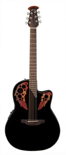 OVATION CE44-5 Celebrity Elite Mid Cutaway Black электроакустическая гитара (Китай)