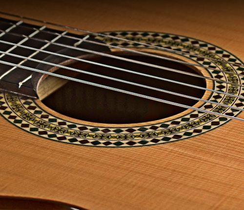 MANUEL RODRIGUEZ C11 Sapele классическая гитара, верхняя дека массив кедра, корпус сапеле, накладка на гриф палисандр, цвет натуральный, покрытие глян фото 3