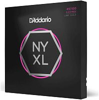 D'Addario NYXL45100 струны для бас-гитары ,Long Scale, Regular Light