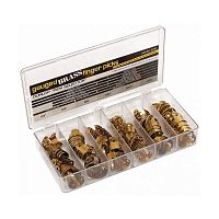 Dunlop Brass Fingerpick Display 3070 коробка с когтями, 013,015,018,020,0225,025 20 шт, 120 шт