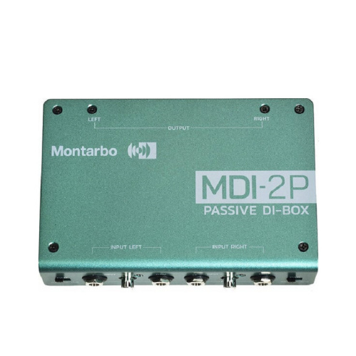 Montarbo MDI-2P двухканальный пассивный ди-бокс, 2 х TRS/ RCA in, 2 х XLR out, фото 2