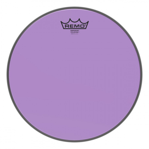 Remo BE-0312-CT-PU 12 Emperor Colortone, пластик для барабана прозрачный, двойной, пурпурный