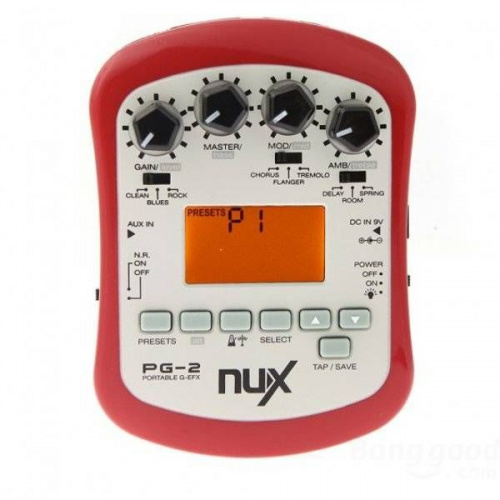 nu-X PG-2 портативный гитарный процессор