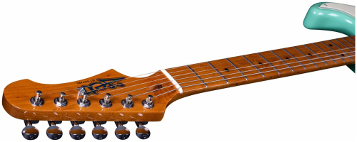 JET JS-300 SFG электрогитара, Stratocaster, корпус липа, 22 лада,SSS, tremolo, цвет Sea Foam Green фото 6