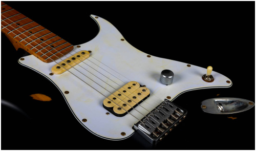JET JS-800 Relic BK электрогитара, Stratocaster, корпус липа, HS, цвет Relic BK фото 14