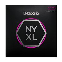 D'Addario NYXL45100 струны для бас-гитары ,Long Scale, Regular Light