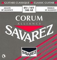 Savarez 500AR Corum Alliance Red standard tension струны для кл. гитары нейлон