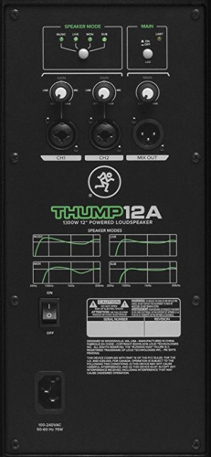 MACKIE Thump12A активная акустическая система, мощность усилителя 1000 Ватт (класс D), динамик 12' фото 4