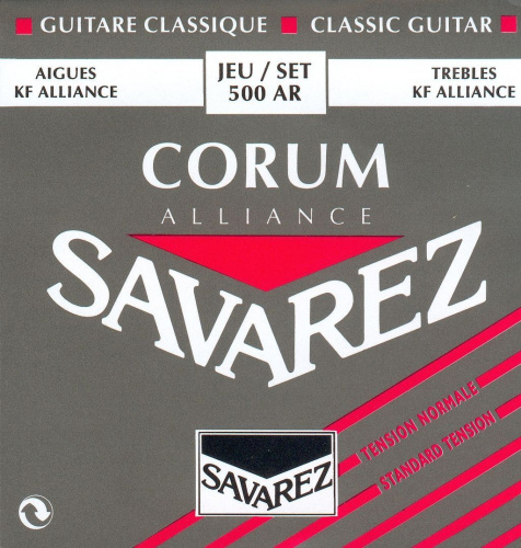 Savarez 500AR Corum Alliance Red standard tension струны для кл. гитары нейлон