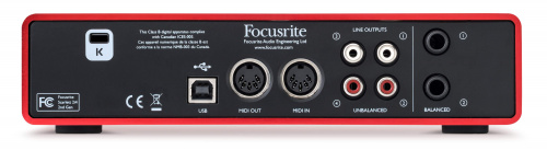 FOCUSRITE Scarlett 2i4 2nd Gen USB аудио интерфейс, 2 входа/4 выхода фото 4
