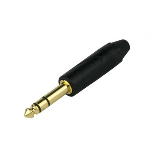 AMPHENOL QS3PB-AU джек стерео, кабельный, 6.3 мм, цвет черный, колпачок из термопластика, покрыти