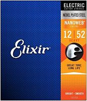 Elixir 12152 NanoWeb струны для электрогитары Heavy 12-52