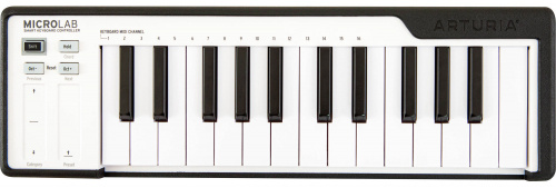 Arturia Microlab Black USB MIDI мини-клавиатура, 25 клавиш фото 5