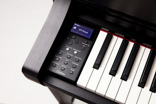 YAMAHA CLP-745DW клавинова 88кл.,клавиатура GT/256 полиф./38тембров/2х100вт/USB,цвет-тёмный орех фото 3