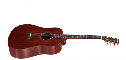 STARSUN MF40 All-Mahogany акустическая гитара, цвет натуральный фото 4