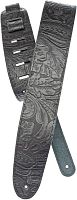 Planet Waves 25LE00 гитарный ремень кожаный "Embossed", чёрный