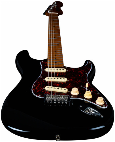JET JS-300 BK электрогитара, Stratocaster, корпус липа, 22 лада,SSS, tremolo, цвет BK фото 7