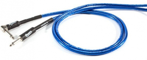 Proel BRV100LU3TB шнур соед.Mono Jack 6,3мм/Mono Jack 6,3мм, инcтрументальный PVC, длина 3м цвет син