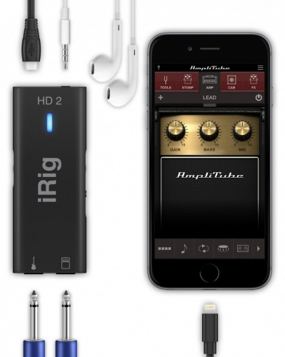 IK MULTIMEDIA iRig Mic HD 2 конденсаторный ручной микрофон для цифрового подключения к iOS и Mac фото 3