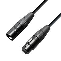 ADAM HALL K4 KMMF 0150 Krystal Edition микрофонный кабель XLR(F)-XLR(M), Neutrik, 1,5м